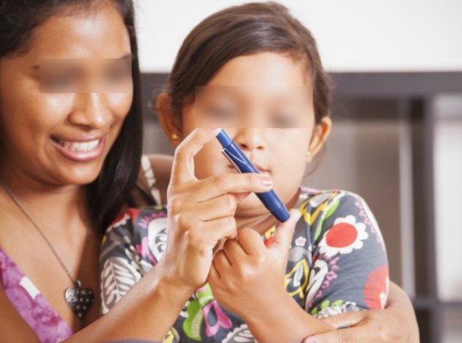 Type 1 diabetes is common in children